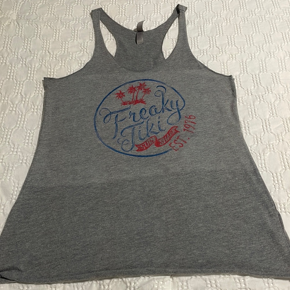 Freaky tiki sleeveless shirt. Store located in Clearwater fl